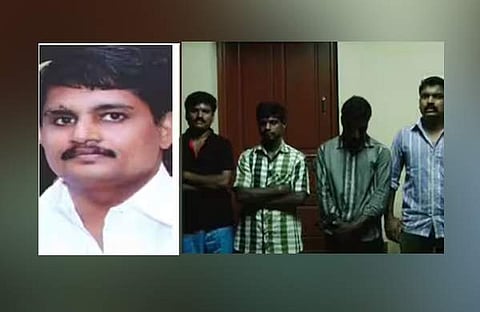 ലാല്‍ജി, പിടിയിലായ പ്രതികളില്‍ നാല് പേര്‍/ ടെലിവിഷന്‍ സ്‌ക്രീന്‍ ഷോട്ട്‌