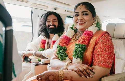 ഭാ​ഗ്യയും ശ്രേയസും/ ഫെയ്സ്ബുക്ക്