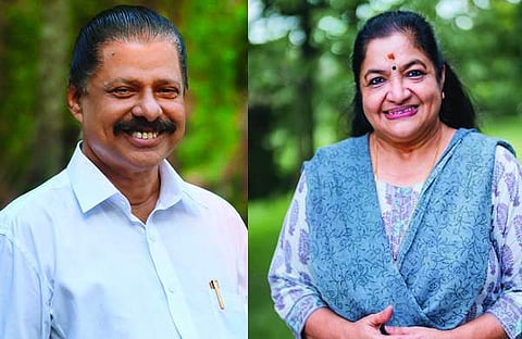 എംവി ഗോവിന്ദന്‍-കെഎസ് ചിത്ര