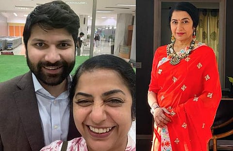 സുഹാസിനിയും മകനും/ ഇൻസ്റ്റ​ഗ്രാം