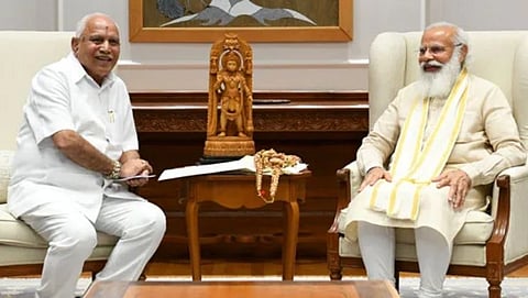 B.S.Yediyurappa and Narendra Modi 