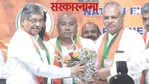Bjp State President Chandrakant Patil-Vijay Warpudkar