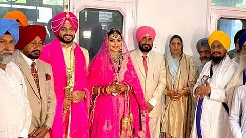 पंजाबचे मुख्यमंत्री चन्नी यांच्या मुलाचा विवाह सोहळा