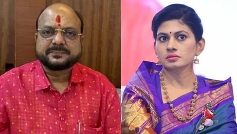 Gulabrao Patil and Raksha Khadse 