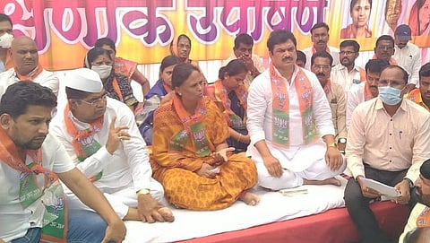 BJP's agitation against the state government