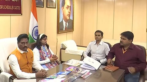 Sameer Wankhede meets  National Commission for Scheduled Castes
