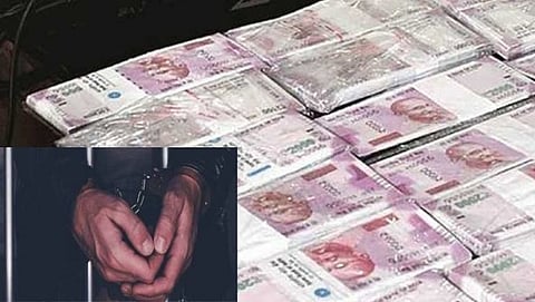 
धक्कादायक : तो घरीच छापत होता नोटा ; दीड लाखांच्या बनावट नोटासह अटक