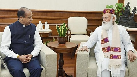 Jai Ram Thakur and Narendra Modi