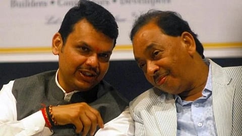 Devendra Fadnavis and Narayan Rane