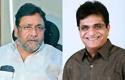 Nawab Malik- Kirit Somaiya&nbsp;