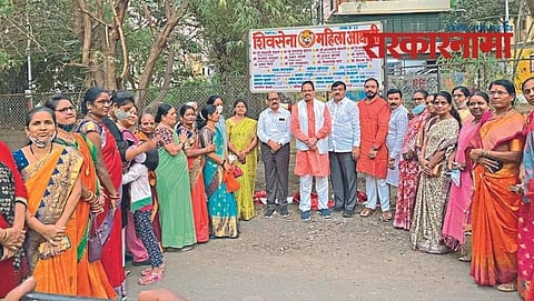 Shivsena city chief Sudhakar Badgujar &amp; Baban Gholap