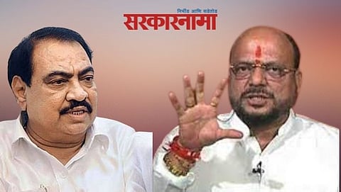 NCP leader Eknath Khadse &amp; Shivsena leader Gulabrao Patil
