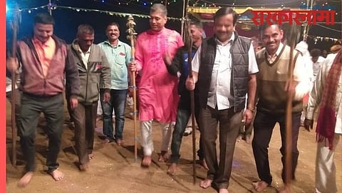 Deepak Pande &amp; MLA Nitin Pawar