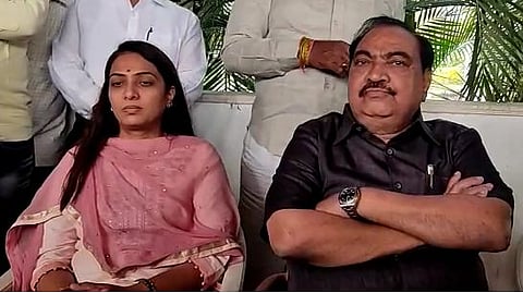 Rohini Khadse, Eknath Khadse