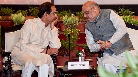  Uddhav Thackeray-Amit Shah
