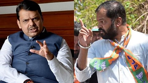 Devendra Fadnavis and Siddhesh Naik 