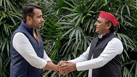 Jayant Chaudhary and Akhilesh Yadav 