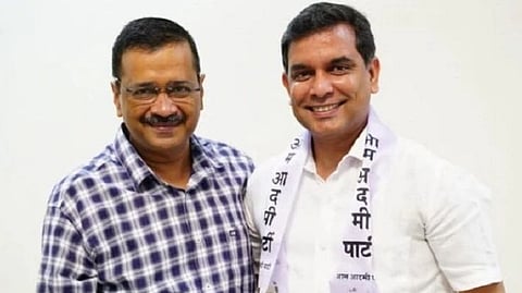 Arvind Kejriwal and Amit Palekar