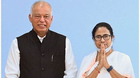 Luizinho Faleiro and Mamata Banerjee 
