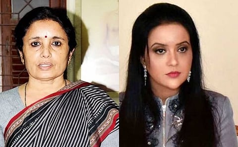 Vidya Chavan- Amruta Fadanvis 