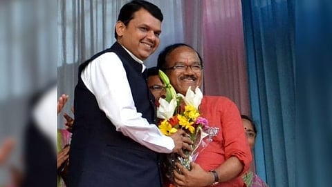 Devendra Fadnavis and Manohar Parsekar 