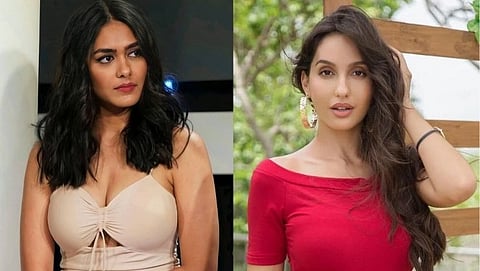 Mrunal Thakur and Nora Fatehi&nbsp;