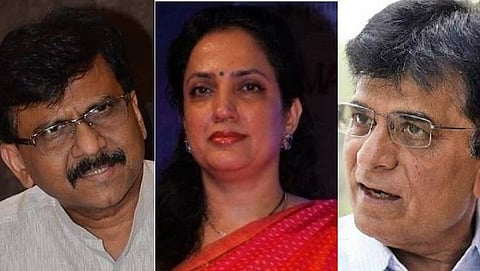 Sanjay Raut,  Rashm,i Thackeray,Kirit Somaiya