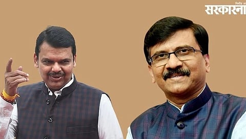 Sanjay Raut, Devendra Fadnavis 