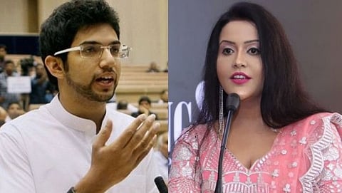 Aditya Thackeray and Amruta Fadnavis 