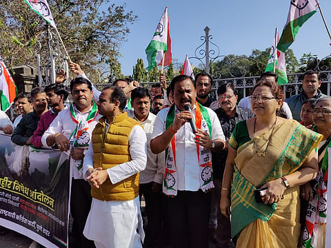 NCP Agitation in Pune