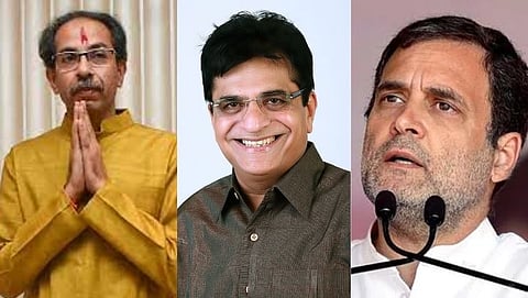Uddhav Thackeray - Kirit Somaiya - Rahul Gandhi 