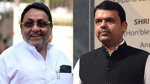 Nawab Malik- Devendra Fadanvis 