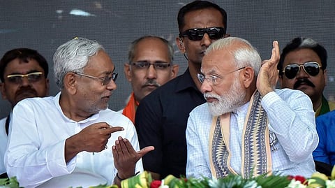 Nitish Kumar and Narendra Modi 