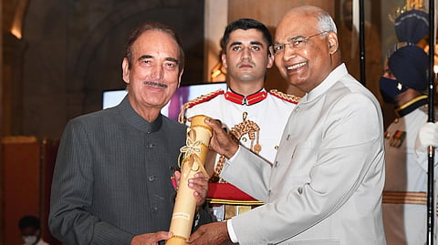 Ghulam Nabi Azad and Ramnath Kovind 