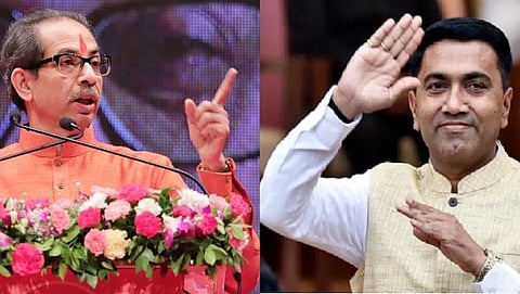 Uddhav Thackeray and Pramod Sawant 