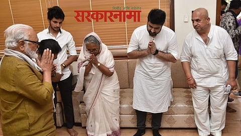 Chhagan Bhujbal with Nilimatai Pawar & Kolhe Family