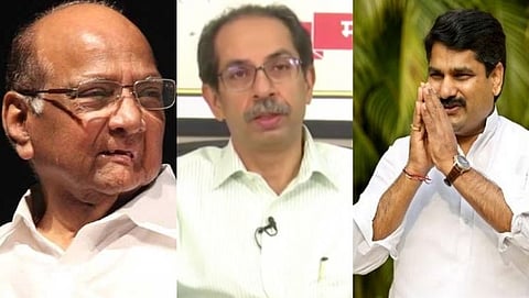 Uddhav Thackeray-Sharad Pawar-Satej Patil