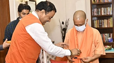 Yogi Adityanath and Keshav Prasad Maurya 