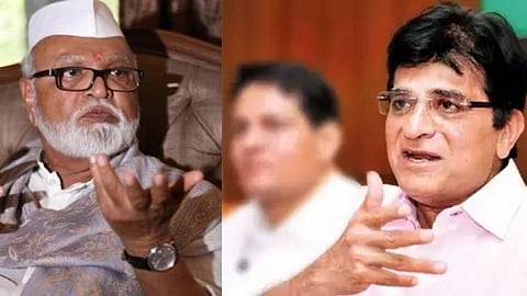 Chhagan Bhujbal and Kirit Somaiya 