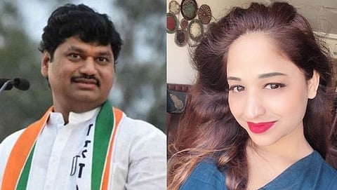 Dhananjay Munde and Karuna Sharma 