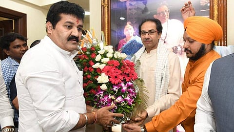 Sanjay Rathod and Uddhav Thackeray 