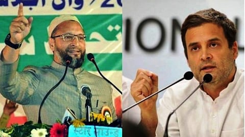 Asaduddin Owaisi, rahul gandhi 