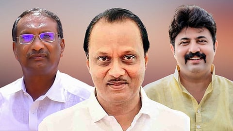 Rajan Patil, Ajit Pawar, Umesh Patil  