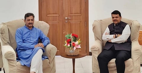 Sambhajiraje Chhatrapti | Devendra Fadanvis, Sambhaji Raje met Fadnavis, Sambhajiraje Chhatrapti Latest News, Sambhaji Raje met Devendra Fadnavis
