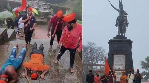 Shivsainik on Pratapgad 