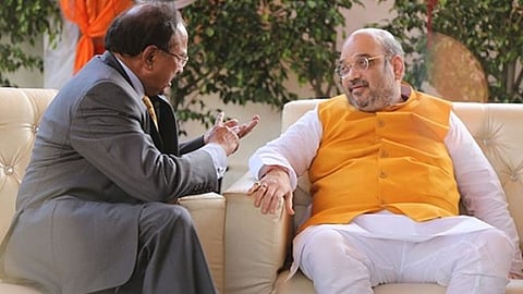 Ajit Doval and Amit Shah 