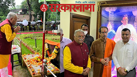 Shivsena Leader Chandrakant Khaire With Uddhav Thackeray News