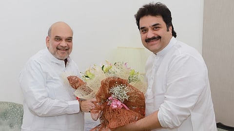 Congress MLA Kuldeep Bishnoi News, Amit Shah Latest Marathi News
