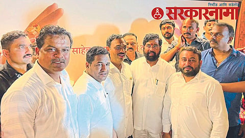 CM Eknath Shinde with Jalgaon Corporators, Jalgaon News, 