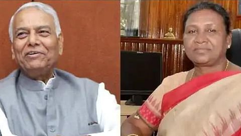  yashwant sinha, draupadi murmu
 presidential election 